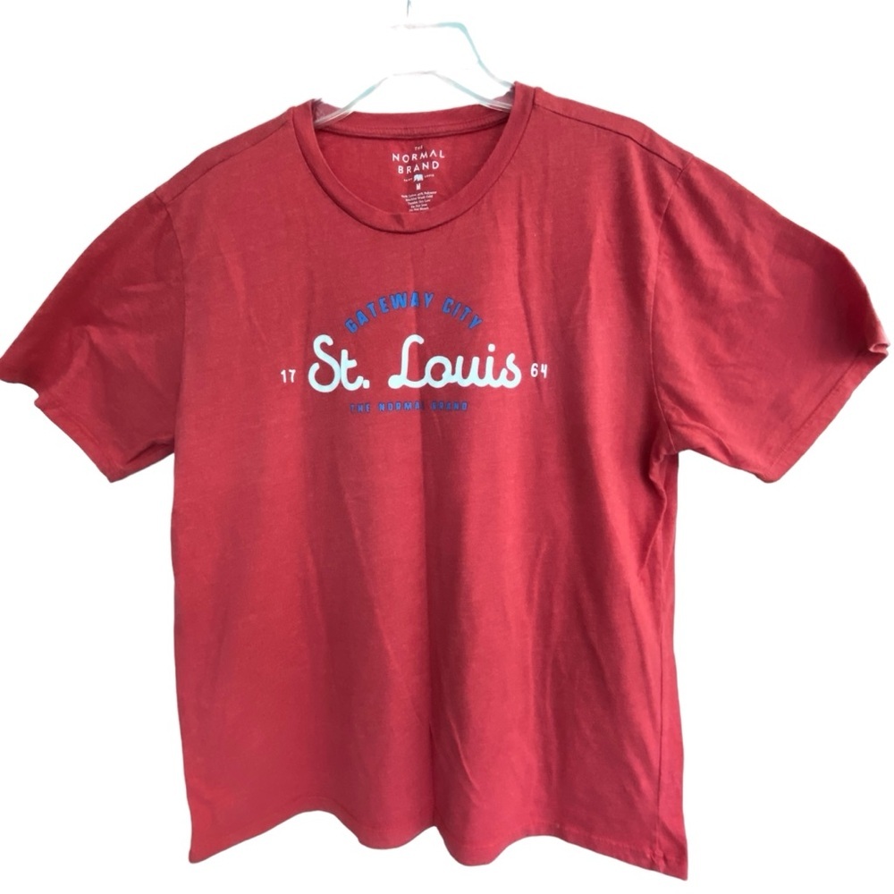 THE NORMAL BRAND St Louis Gateway Red S/S Tee Size M